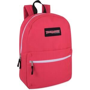 Trailmaker Classic Backpack Neon Pink School Bag Lightweight Travel Unisex NWT